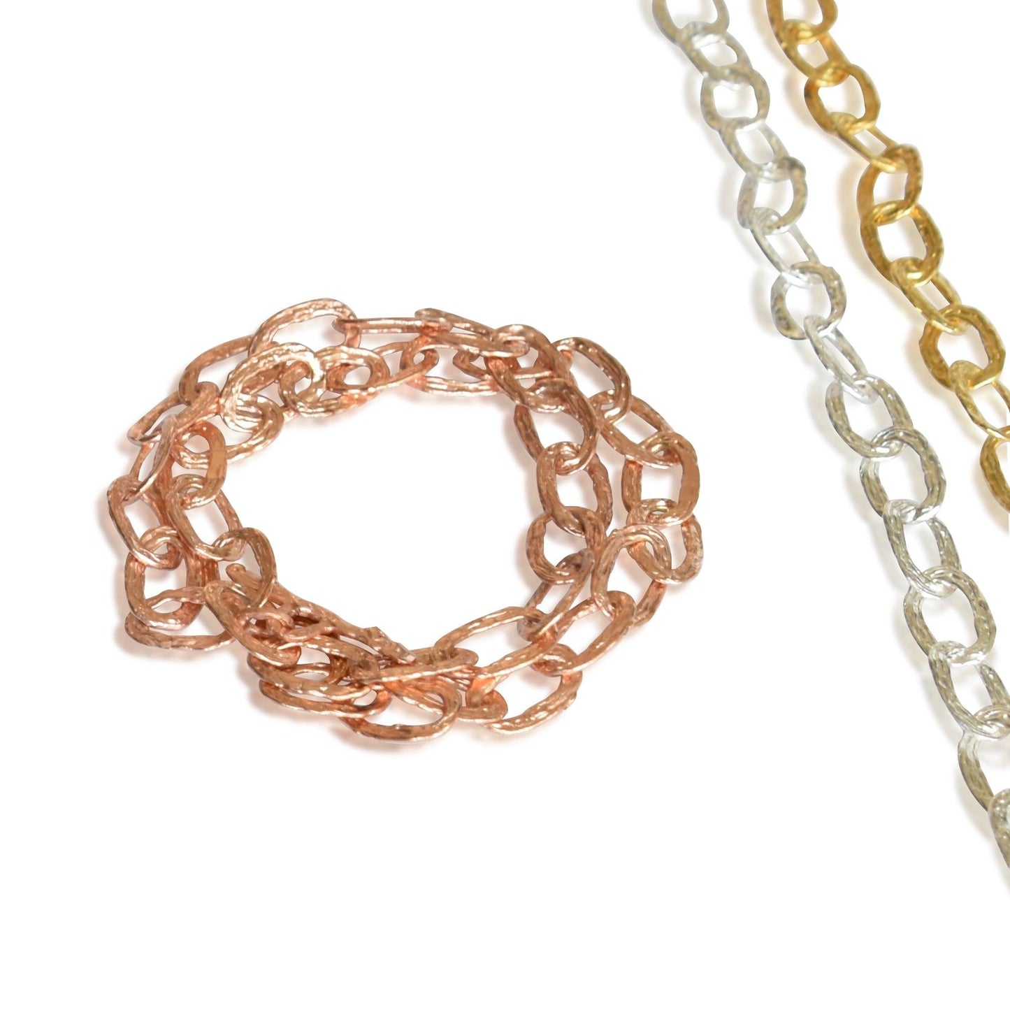 Rose Gold 18 ct. Vermeil Chunky Necklace - LaParra Jewels-BESPOKE HAND MADE JEWLERY LONDON